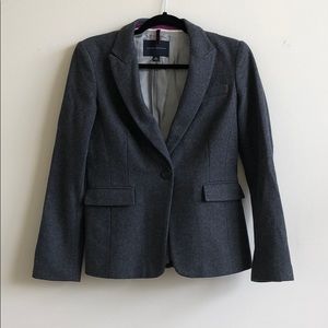 Banana Republic grey wool blazer size 6